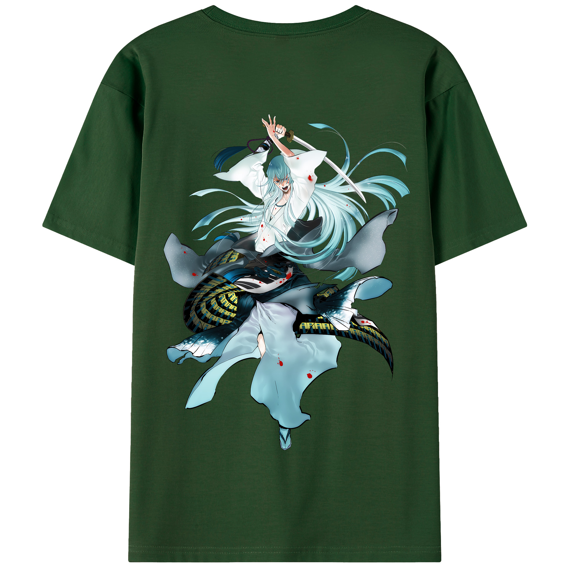 （画像用） 刀剣乱舞 Touken Ranbu 綿100％半袖Tシャツ（背面プリント）